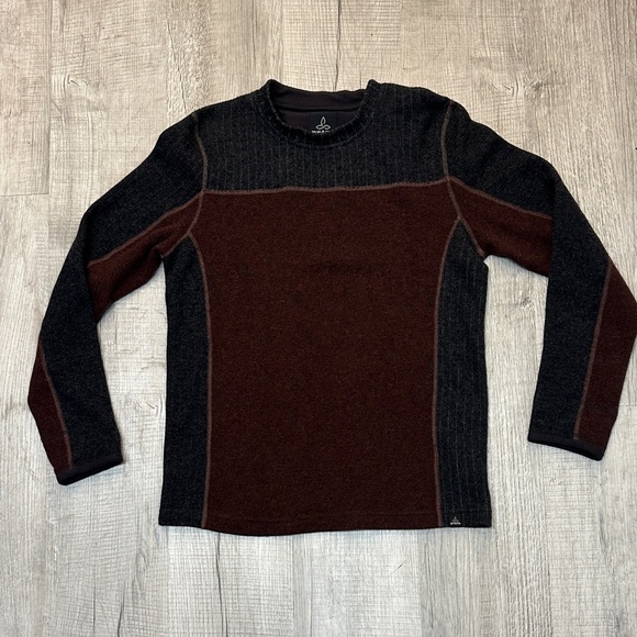 Prana Black and Brown Sweater - Small - Picture 1 of 4